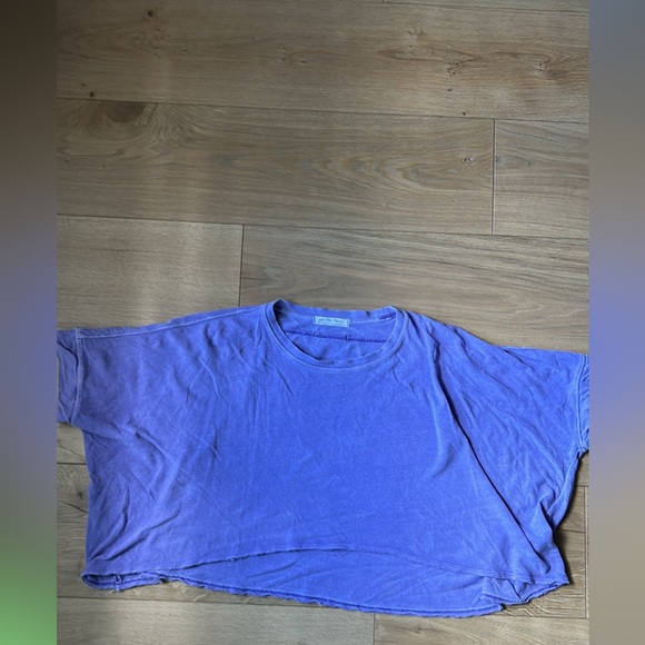 We The Free Lavender Short Sleeve Tee - Picture 1 of 3